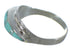 Genuine Sterling Silver And Turquoise Ring Size 7-1/4 EX45008